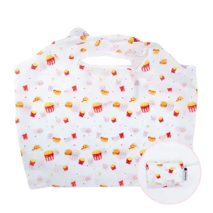 Eco Foldable XL Grocery Shopping Bag - Fast Food