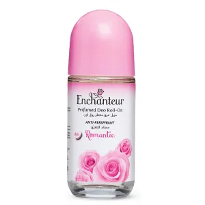 Encha'-nteur Romantic Perspirant Deodorant Roll-On For Women 48-Hours Long Odour Protection Soothing Floral French Fragrance Quick Drying 50ml.