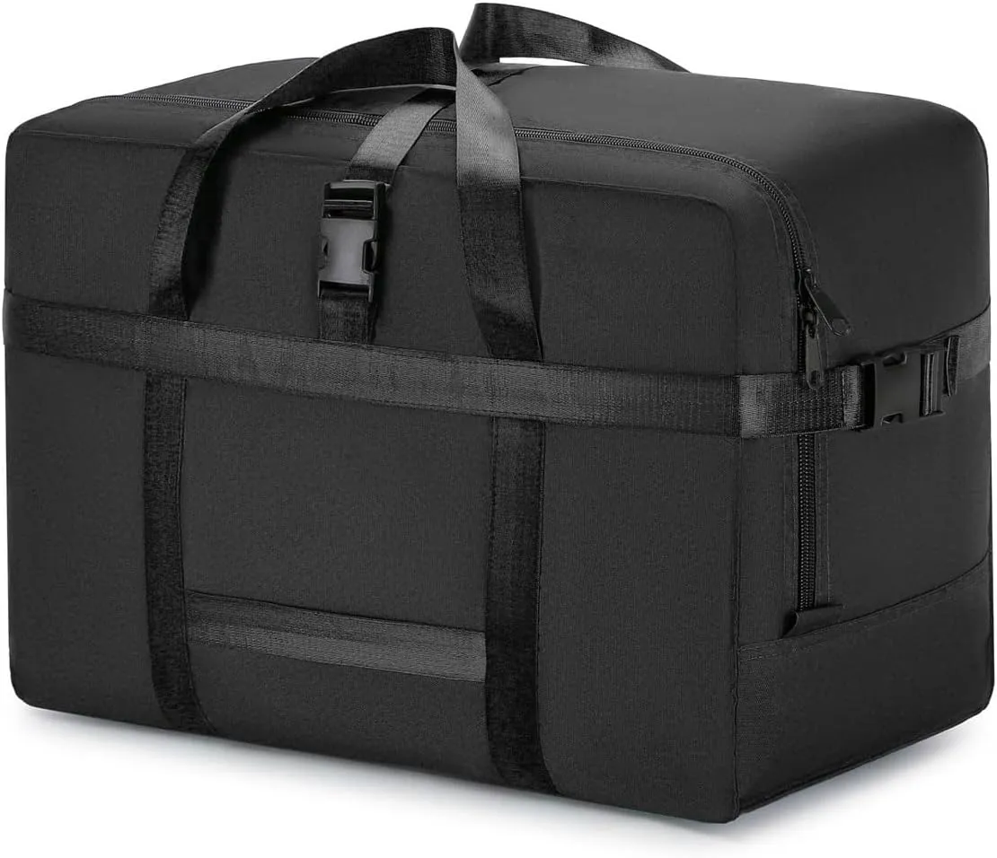 Extra Large Storage Bags Duffle Bags Tote for Moving, Storage, Camping and Travel (Black, 118L)