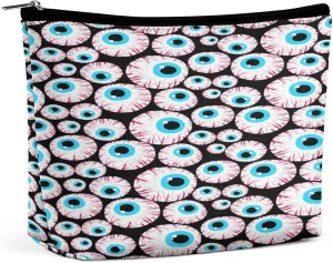 Eyeballs Pattern Travel Cosmetic Bag, Versatile Travel toiletry Bag, Valentines Day Gifts