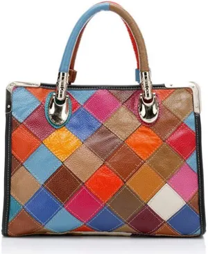 Eysee Tote handbag women Genuine Leather large capacity Multicolor for work, daily life and shopping