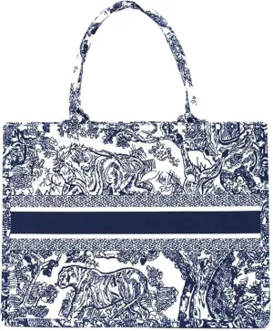 Fashion Luxury Women Tote Bag Cotton Linen Handbag Large Capacity Jacquard Retro Exquisite