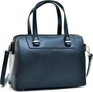Faux Leather Handbags Barrel Top Handle Satchel Bag Shoulder Bag for Women Medium