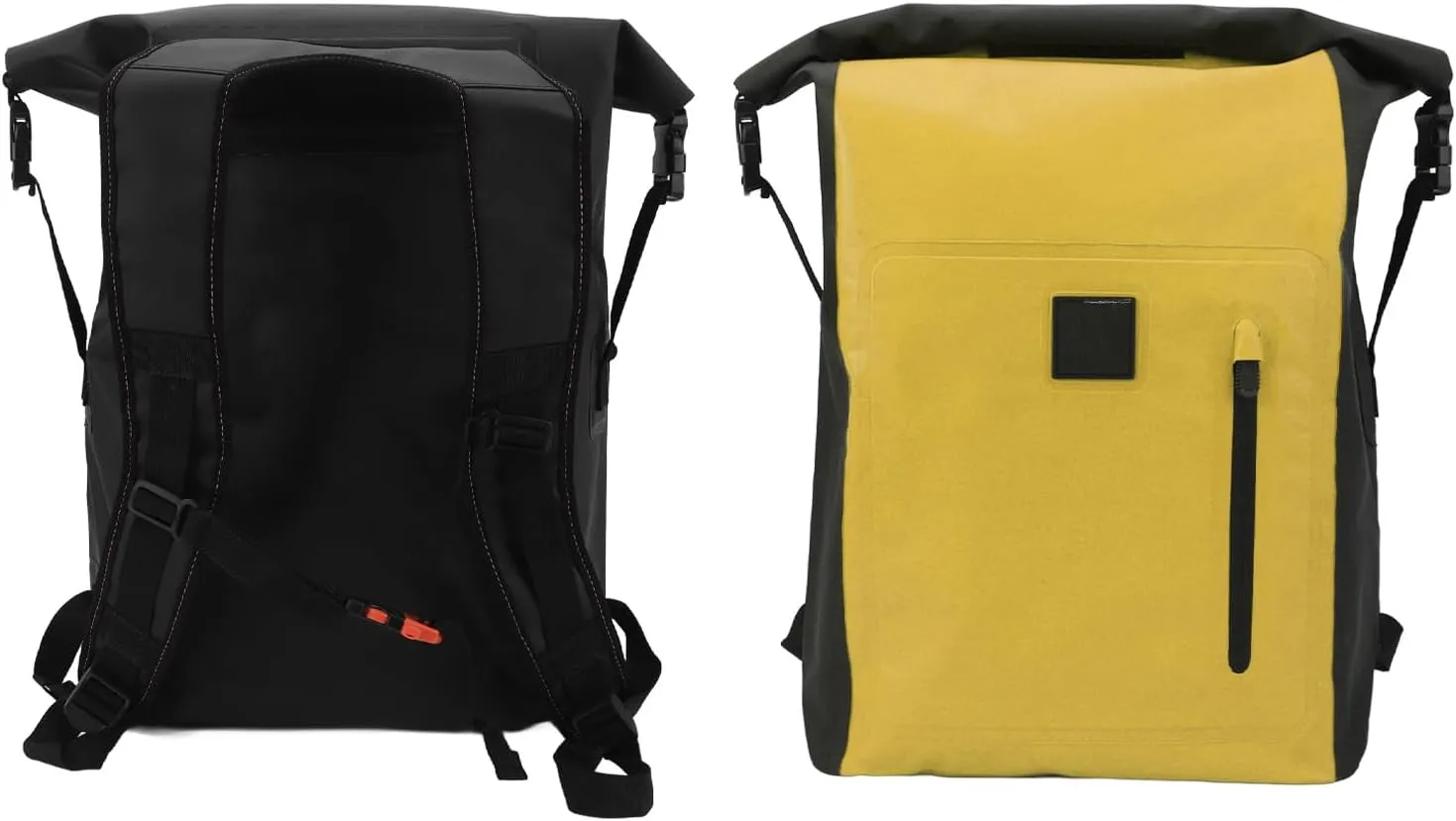FILFEEL PVC Waterproof Dry Bag Backpack, 25L Capacity, Kayaking Boating Fishing, with Welded Seams and Secure Roll Top Closure for Camping