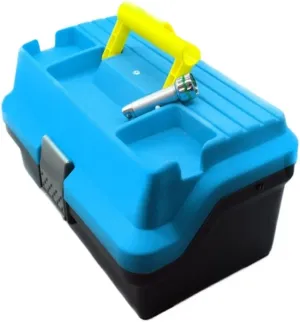 Fishing gear storage Ku Fishing Lure Tool Box Portable Folding Multi-functional Fishing Tool Box Lure Multi-layer Fishing Box Fishing tool storage(B(32CM*20CM*15CM))