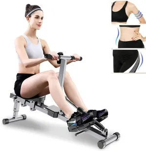 Fitness Equipment Rowing Machine for Home Use Foldable Multi-Function Fitness Home Gym Training Mute for Use Equipment Can Exercise Abdomen Buttocks