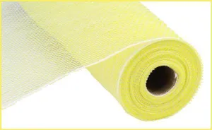 Foil Mesh, Iridescent, Pastel Yellow, White, 10.5" x 10 YD, RY8501C9