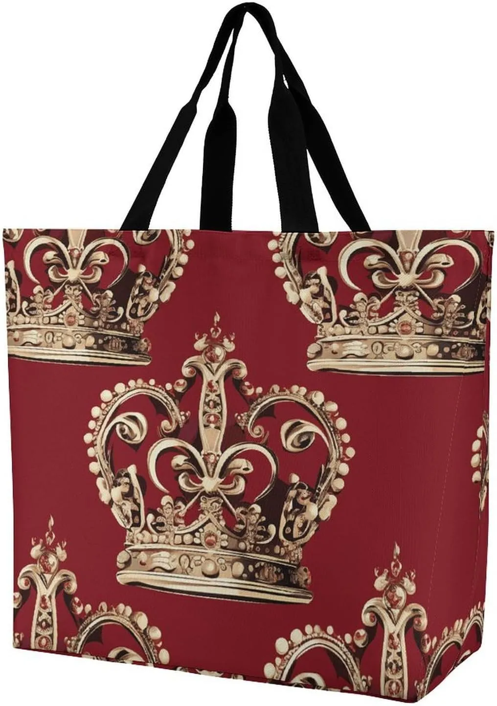 Foldable Grocery Bag Reusable Shopping Bag Black And White Marble Tote Bag Casual Handbags for Work Shopping