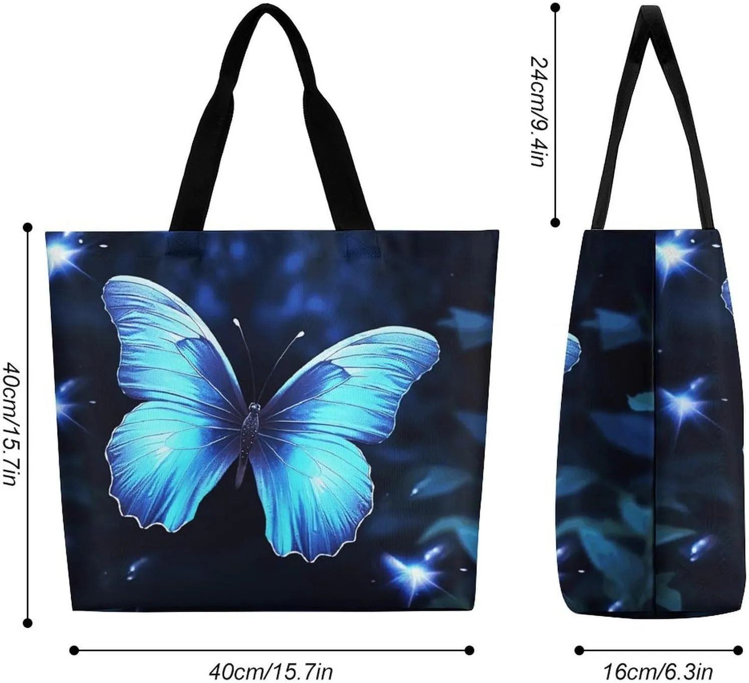 Foldable Grocery Bag Reusable Shopping Bag Kiwi Slice Tote Bag Casual Handbags for Work Shopping