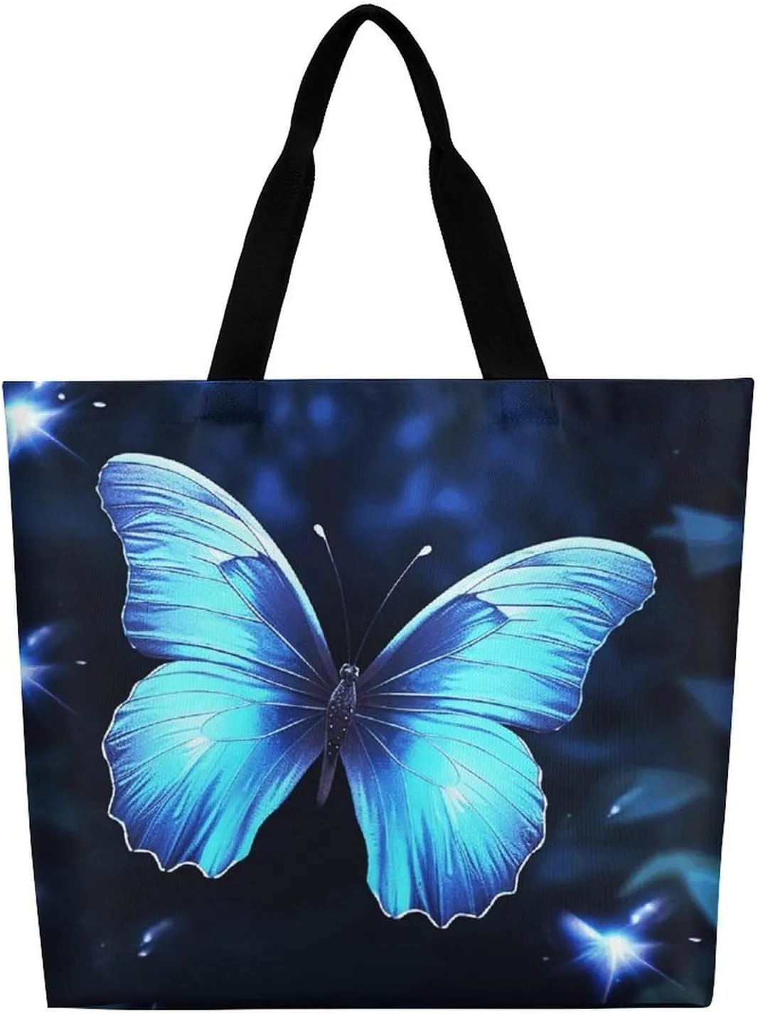 Foldable Grocery Bag Reusable Shopping Bag Kiwi Slice Tote Bag Casual Handbags for Work Shopping
