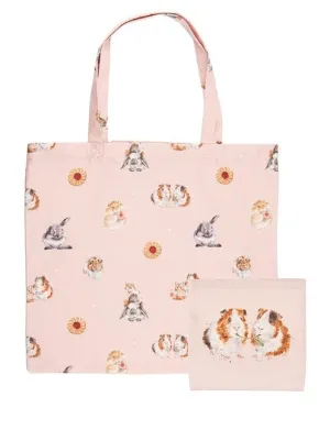 Foldable Shopping Bag - BgF003 - Piggy in the Middle