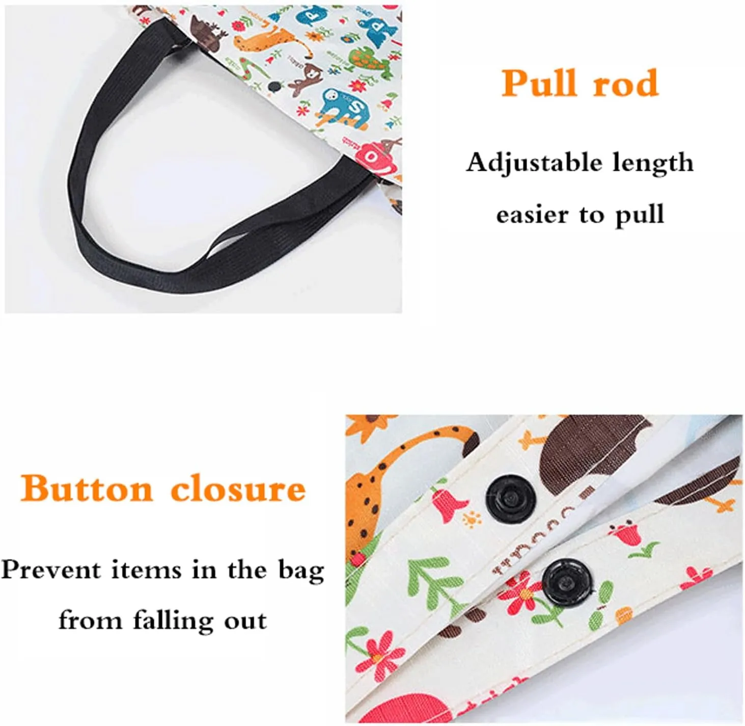 Foldable Shopping Bag with Wheels,Collapsible Shopping Trolley,Waterproof,with Wheels and Telescoping Handle,Foldable,Strong Bearing Capacity Large Capacity 1002