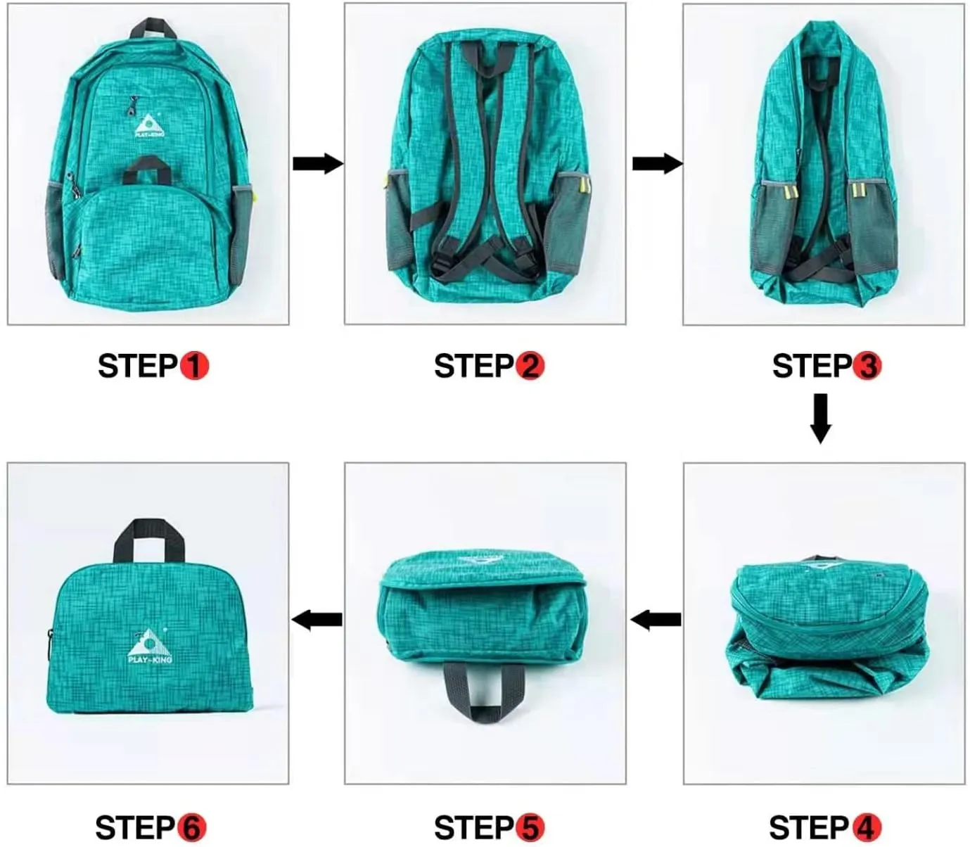 Foldable Waterproof Lightweight Backpack for Shopping Travel or Hiking, for Men or Women