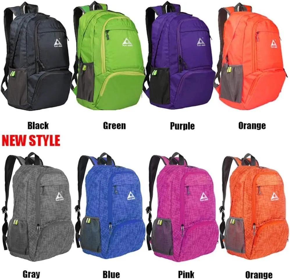 Foldable Waterproof Lightweight Backpack for Shopping Travel or Hiking, for Men or Women