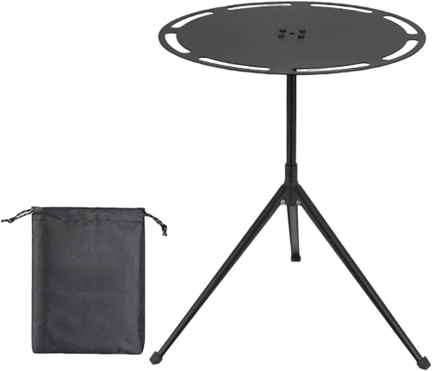 Folding Camping Table Aluminum Round Picnic Table with Carry Bag for Outdoor Activities