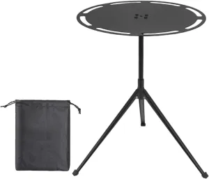 Folding Camping Table Aluminum Round Picnic Table with Carry Bag for Outdoor Activities