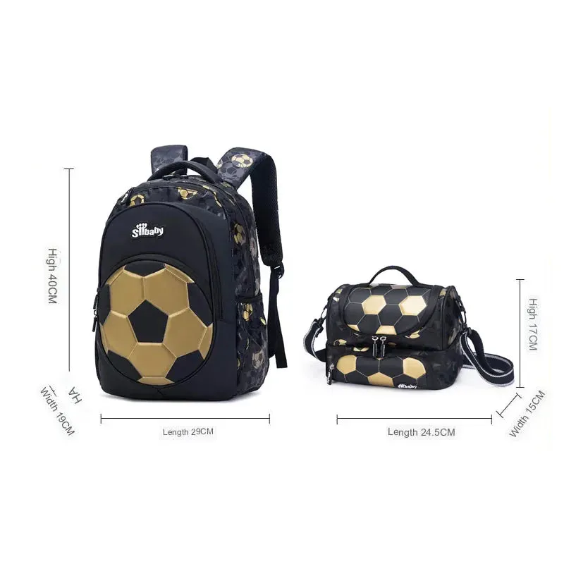 Football schoolbag backpack for children backpack travel school bags for teenage boy mochila escolar infantile Menino