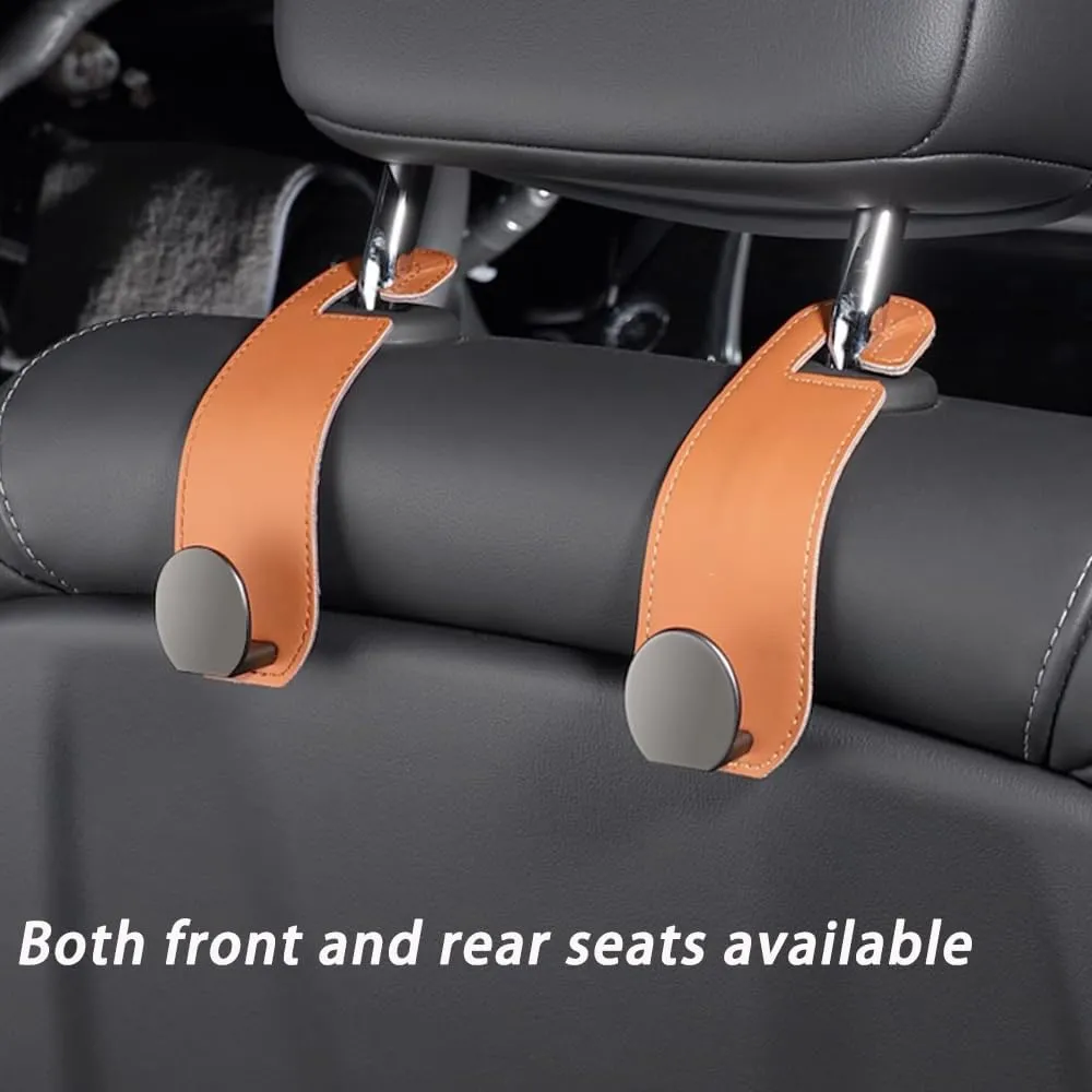for Alfa Romeo Junior Car Seat Hooks,Car Storage Hooks Back Seat Headrest Hanger Backrest Hooks for Bags, Purses, Handbags,C Red