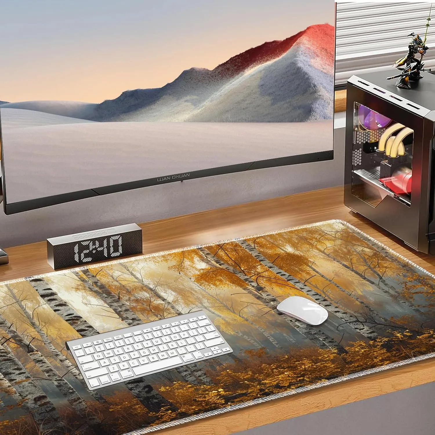 for MTG Playmat Non-Slip Rubber Play Mat with Storage Bag Combination, Ideal for Card Game Lovers TCG Play Mat, Bai Yelin