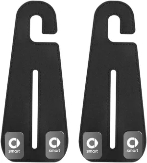 for Smart #5 Car Seat Hooks,Car Storage Hooks Back Seat Headrest Hanger Backrest Hooks for Bags, Purses, Handbags,B Black