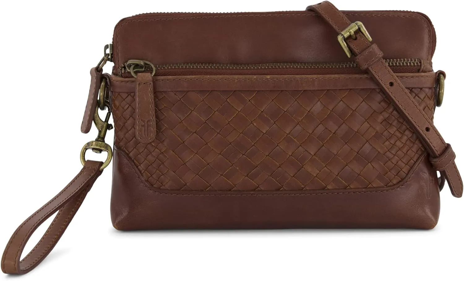 Frye Melissa Crossbody Wristlet, Cognac Basket