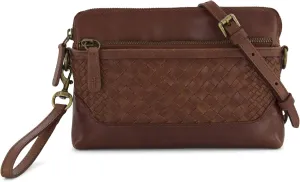 Frye Melissa Crossbody Wristlet, Cognac Basket