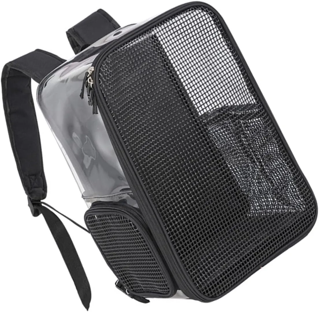 GALPADA Portable Pet Backpack for Dogs and Cats Breathable Design Capacity Durable Outdoor Carrying Bag for Travel Cycling Walking Shopping
