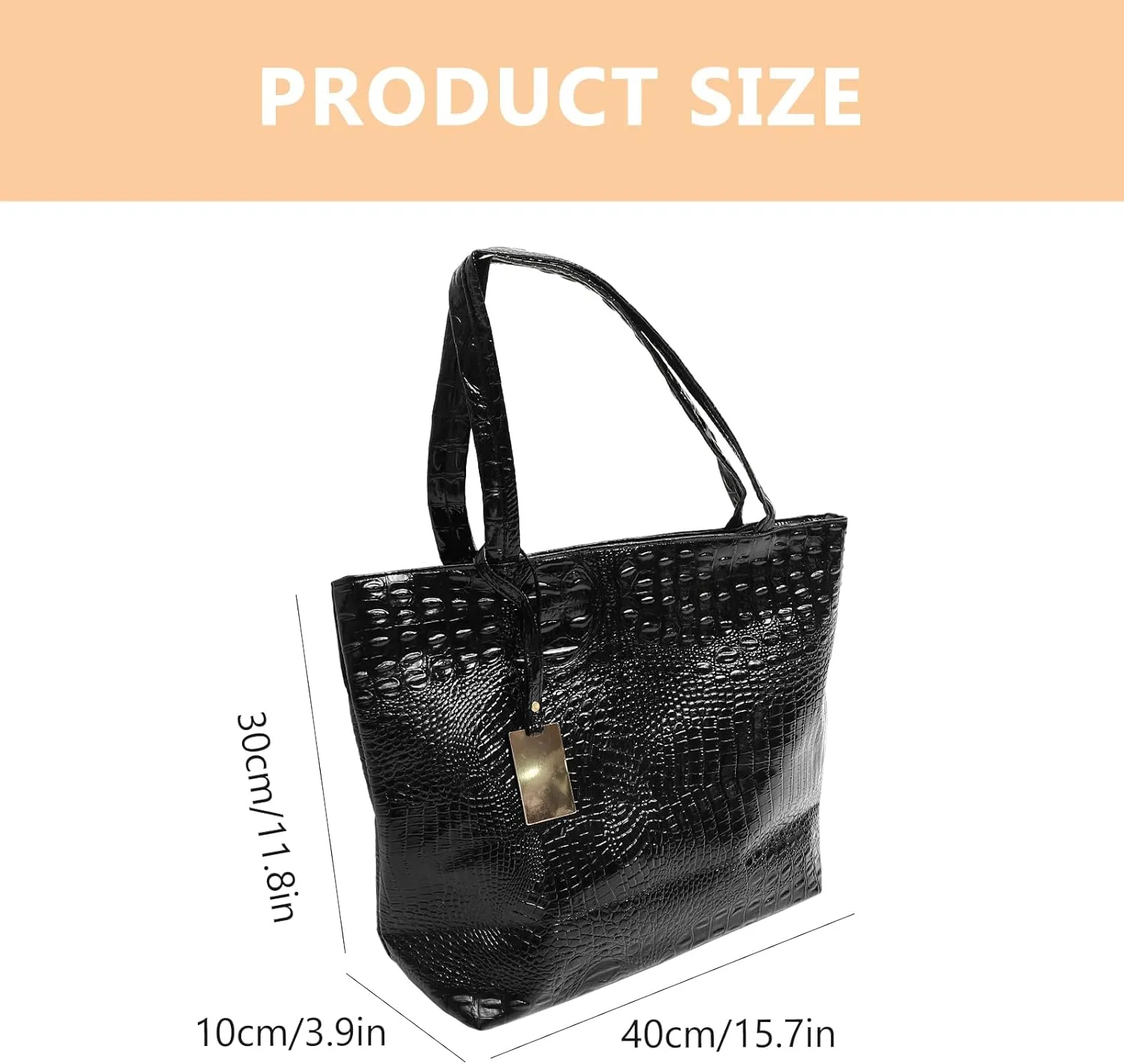 Gatuida PU Leather Women Handbag Fashion Shopping Shoulder Bag Large Capacity Tote Bag for Women