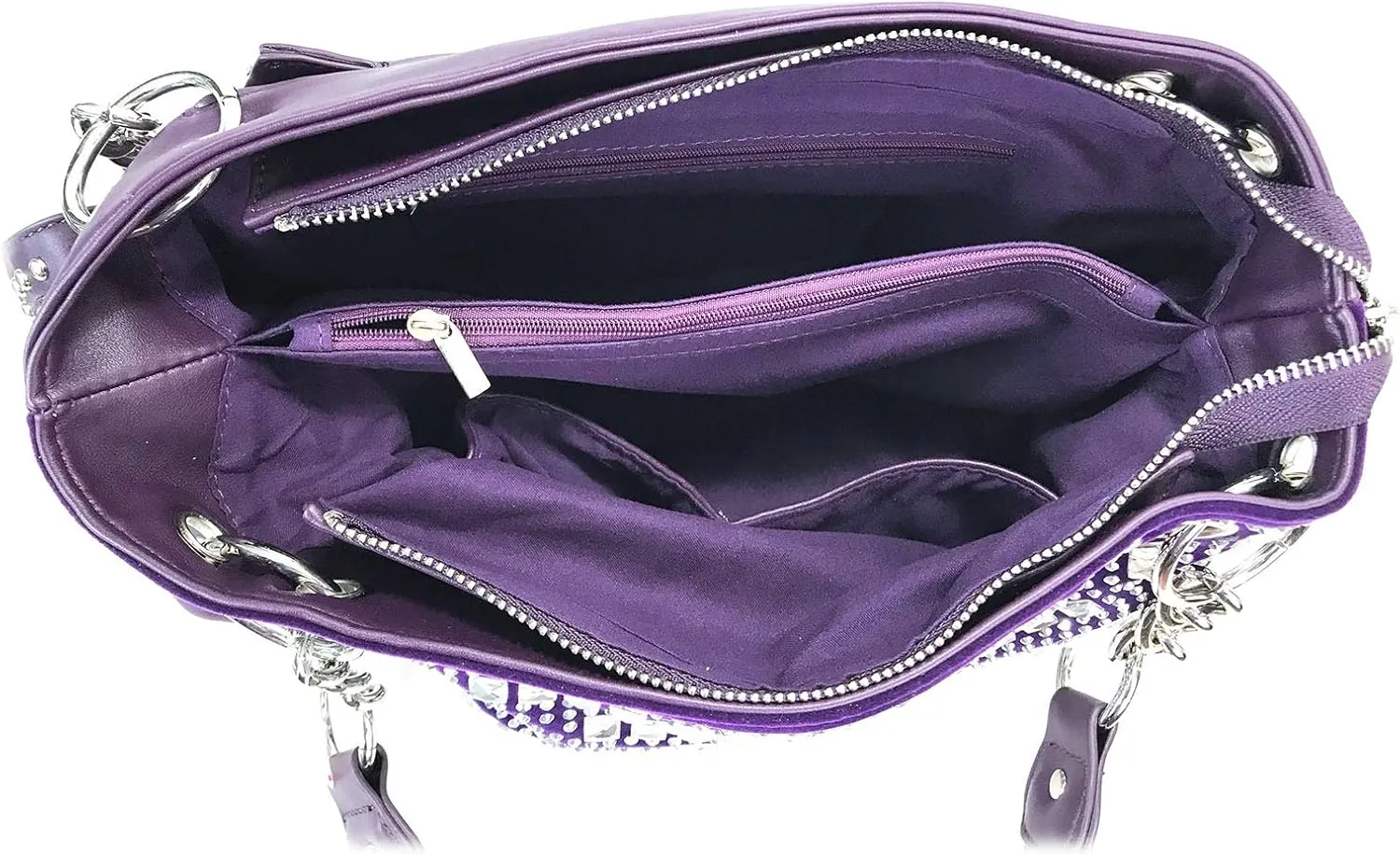 Gem Studded Rhinestone Concealed and Carry Purse