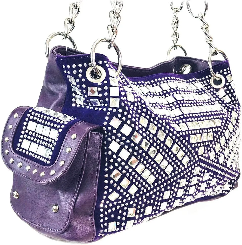 Gem Studded Rhinestone Concealed and Carry Purse