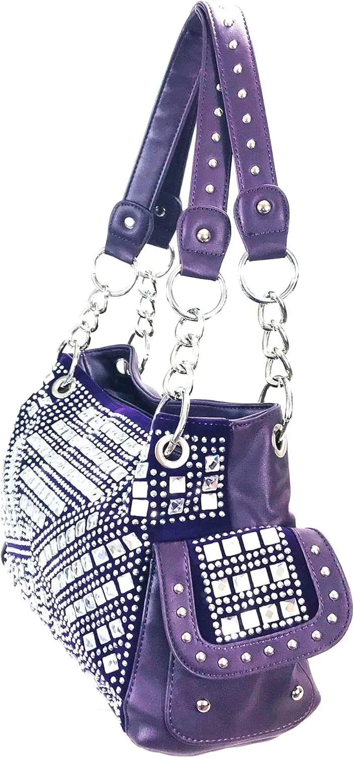 Gem Studded Rhinestone Concealed and Carry Purse