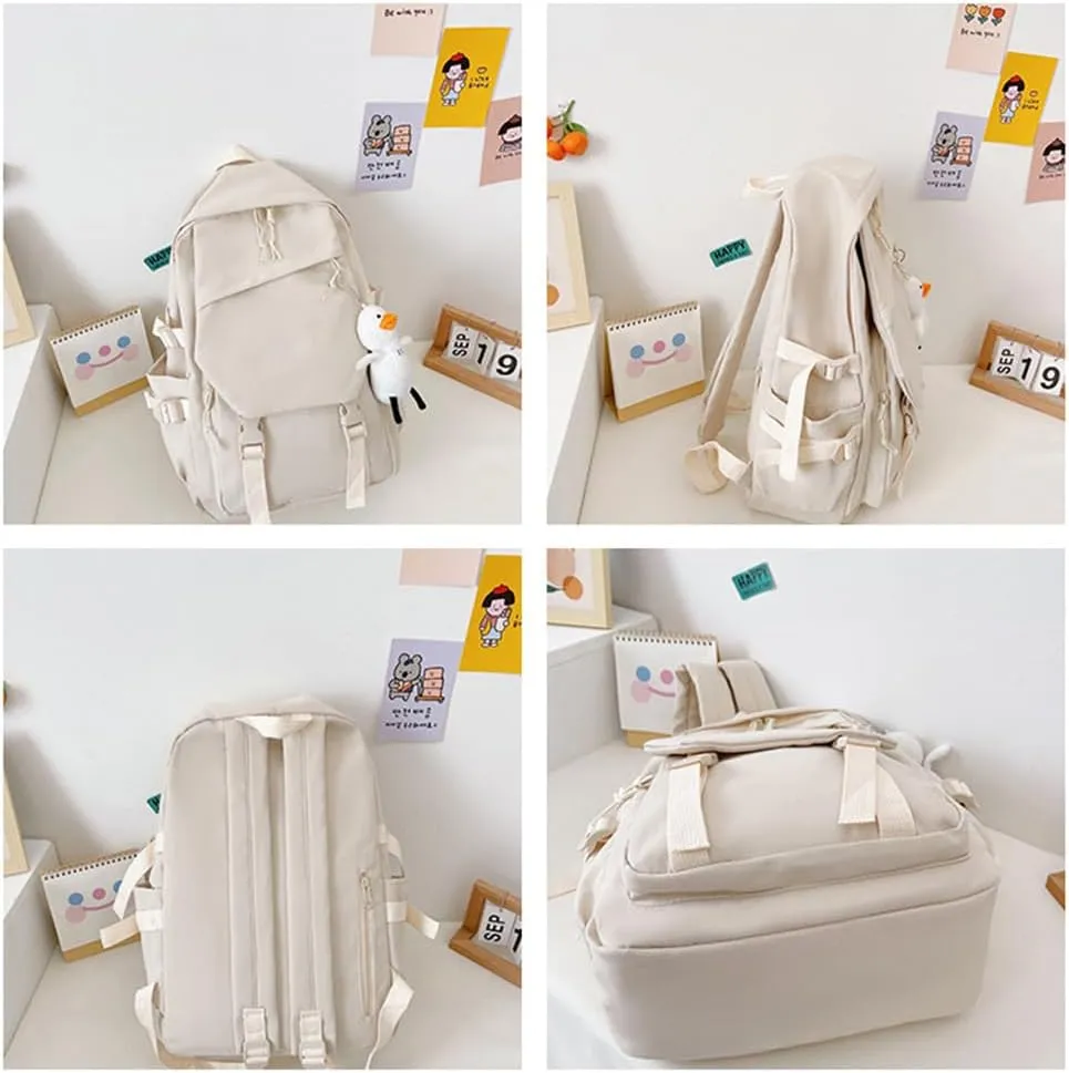 Genshin Impact Backpack Albedo Backpack Cute 3D Printed Daypack Laptop 17" Large Capacity Travel Black BackPack With Gift