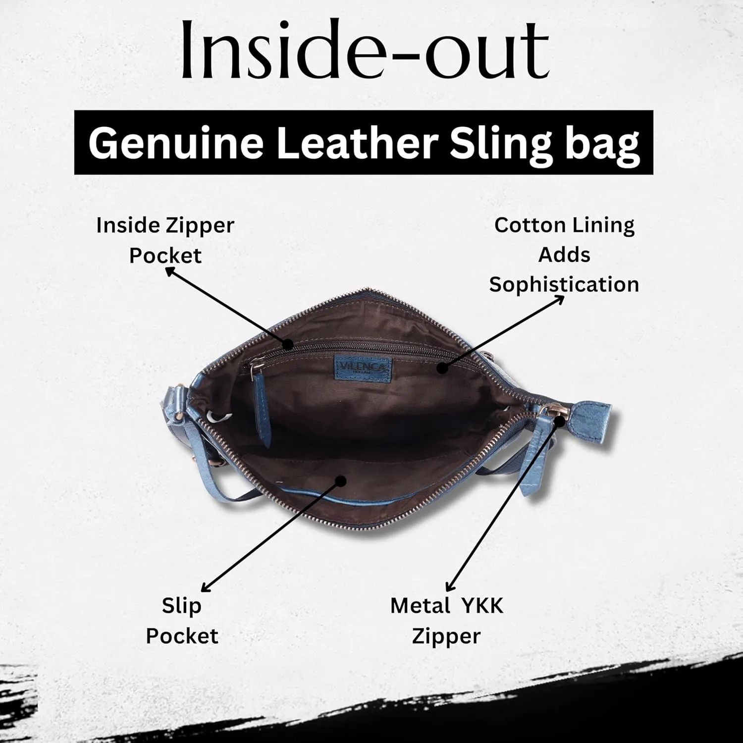 Genuine Italian Leather Boho Studded Crossbody Shoulder Bag - Stylish, Durable, & Perfect for Everyday Use for women