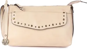 Genuine Italian Leather Boho Studded Crossbody Sling Bag - Stylish, Durable, & Perfect for Everyday Use for women