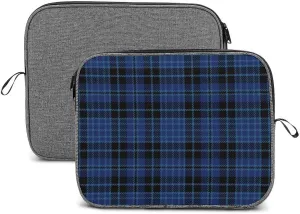 Geometrics Grey Silver Large Capacity Portable Laptop Case Unisex
