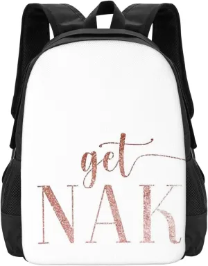 Get Naked - Rose Gold Lightweight Packable Backpack Travel Casual Large Capacity Daypack Foldable Backpack For Men Women