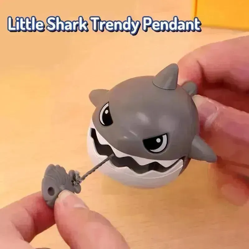 Gobbling Shark Novelty Keychain