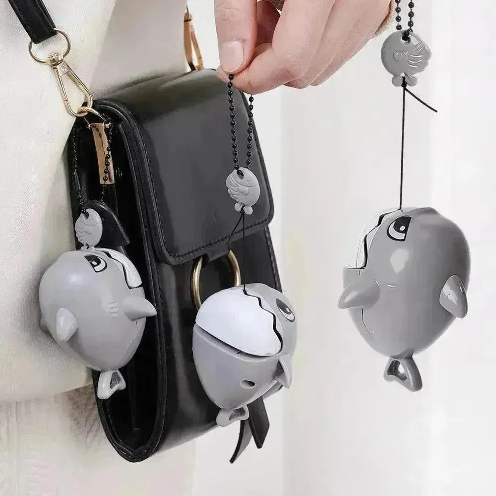 Gobbling Shark Novelty Keychain