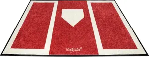 GoSports Baseball and Softball Hitting Mat for Batting Stance Practice - 6 x 4 ft