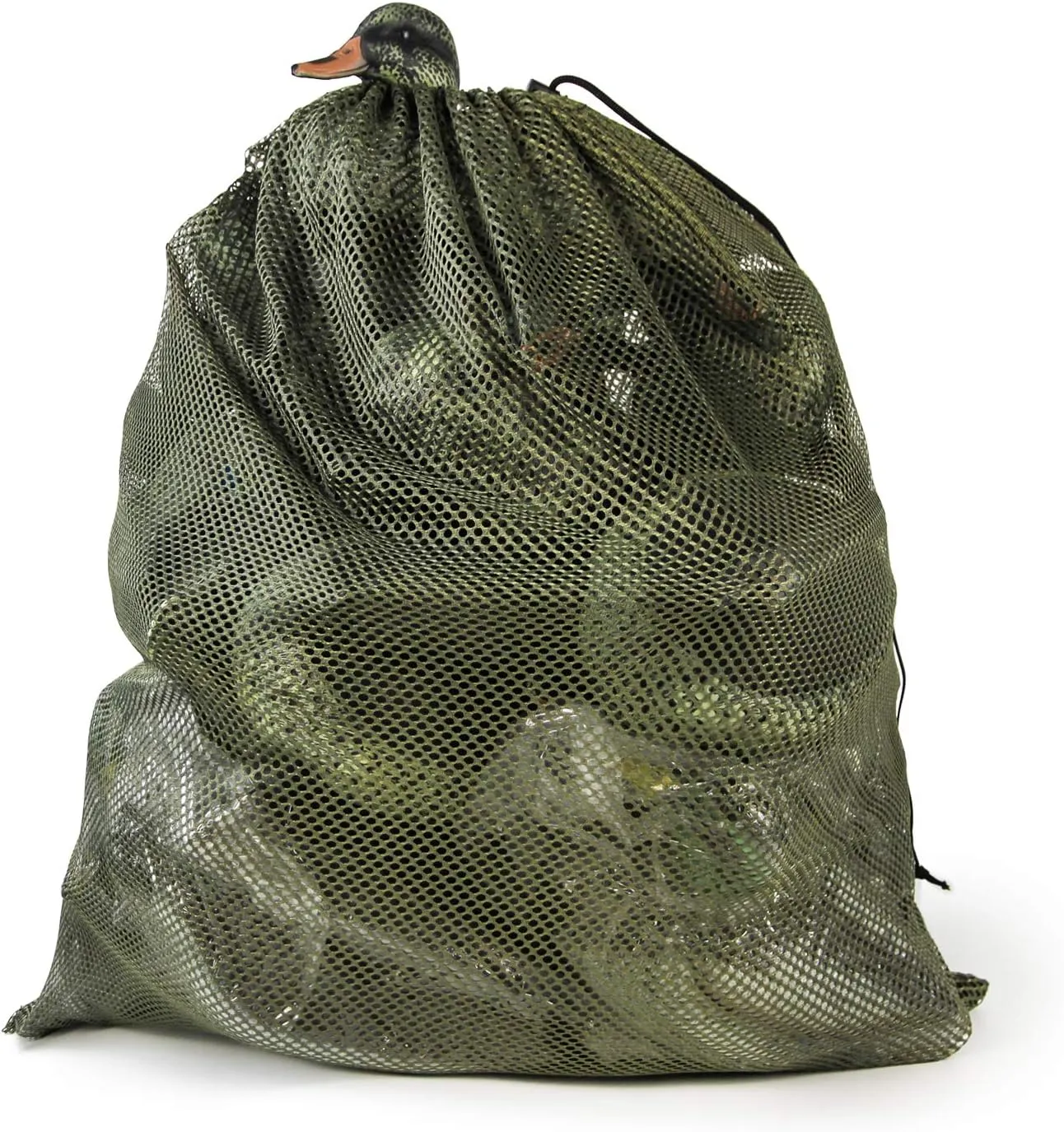 GUGULUZA Mesh Decoy Bags, Green/Camo Duck Decoy Bag for Goose/Turkey/Waterfowl/Pigeon, Light Weight Carrying Storage Backpack for Hunting