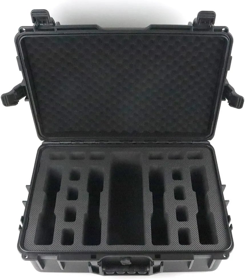 Gun Pistol Case for Multi Handguns, Pre-cut Waterproof Carrying Hard Shell Pistol Case for Pistols, Storage Box for Beretta, Smith and Wesson, for Glock[Case Only]