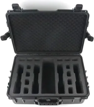 Gun Pistol Case for Multi Handguns, Pre-cut Waterproof Carrying Hard Shell Pistol Case for Pistols, Storage Box for Beretta, Smith and Wesson, for Glock[Case Only]