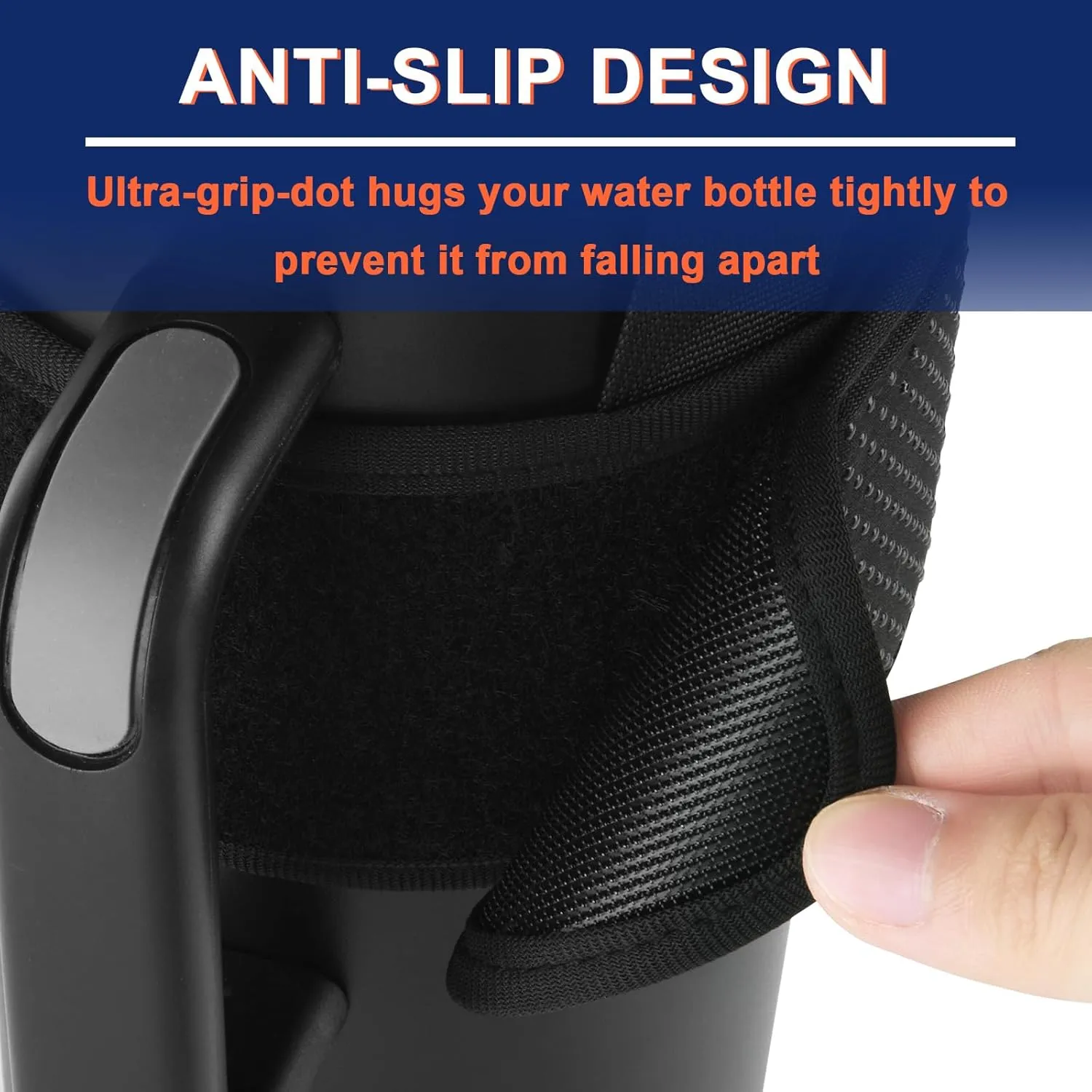 Gym Water Bottle Pouch for Stanley Tumbler with Handle, Universal Water Bottle Carrier Sling Sleeve with Strap & Pocket, Fits for A Variety of Stanley Tumbler, Gym Water Bottles for Owala, 40-128 oz