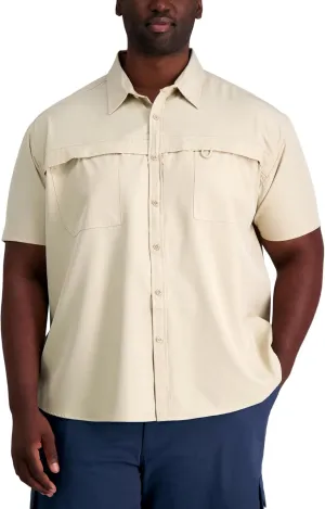 Haggar Men's The Active Series Hike Shirt (Regular and Big and Tall Sizes)