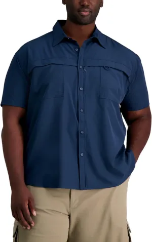 Haggar Men's The Active Series Hike Shirt (Regular and Big and Tall Sizes)