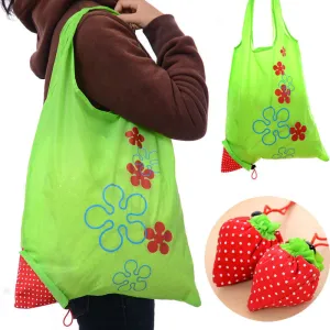 Handbag Strawberry Foldable Shopping Bags