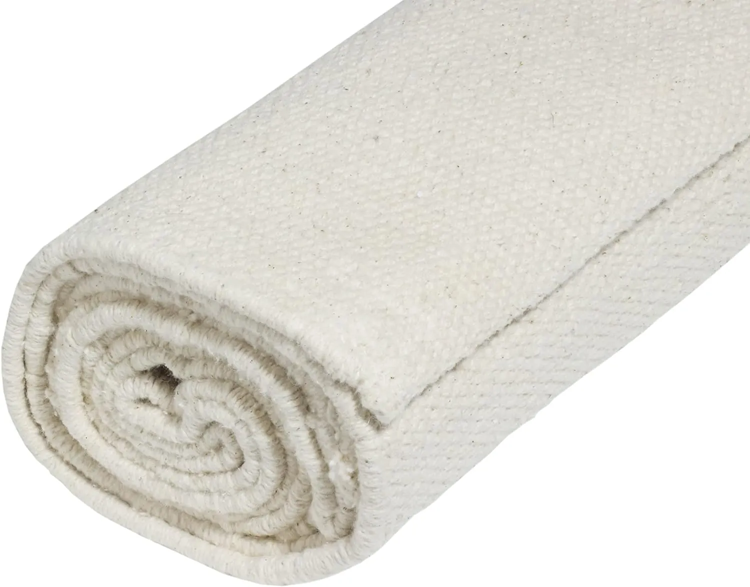 Handmade Organic Cotton Yoga Mat - Non-Toxic, Chemical-free and All Natural Cloth Yoga Mat - Exercise, Workout, & Fitness Rug - Woven Material - Absorbent & Washable - 78" x 27"