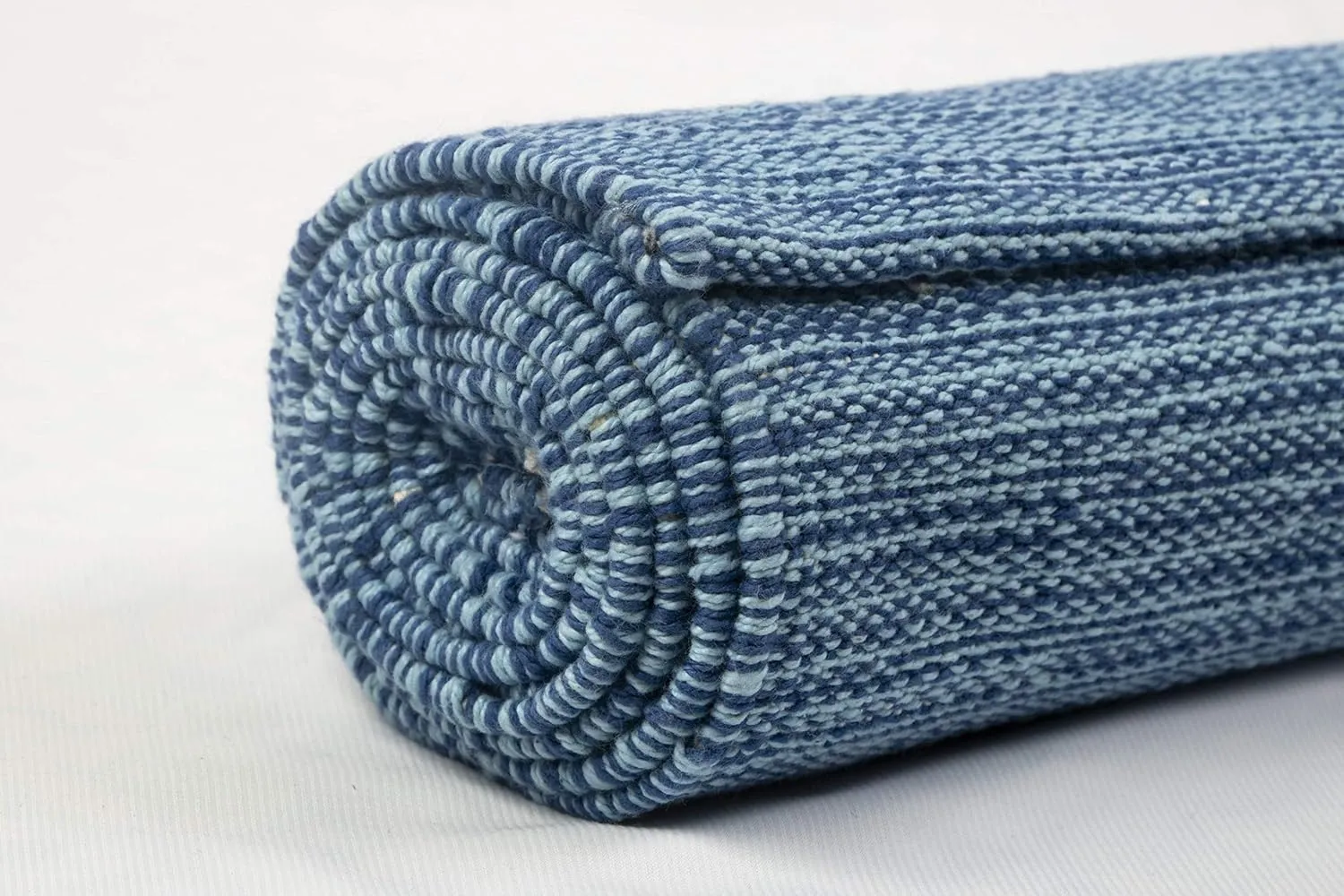 Handmade Organic Cotton Yoga Mat - Non-Toxic, Chemical-free and All Natural Cloth Yoga Mat - Exercise, Workout, & Fitness Rug - Woven Material - Absorbent & Washable - 78" x 27"