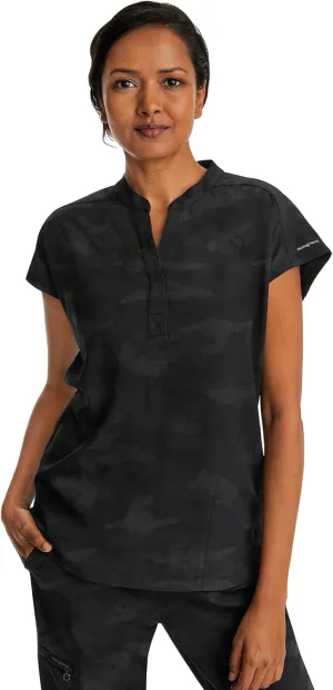 Healing Hands Scrub Top for Women Modern Fit Tee with 2 Pockets, Moisture Wicking, 360° Stretch and Quick Dry Fabric 2352
