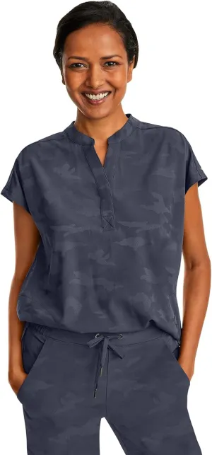 Healing Hands Scrub Top for Women Modern Fit Tee with 2 Pockets, Moisture Wicking, 360° Stretch and Quick Dry Fabric 2352